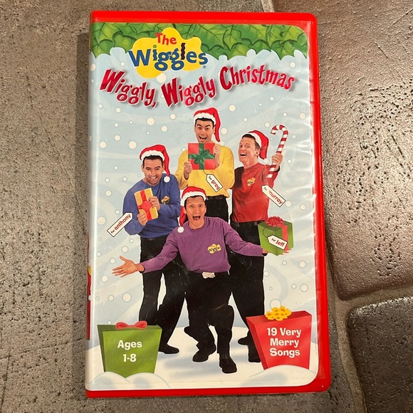 Wiggly Wiggly 2000 Christmas VHS by The Wiggles 19 Sing Along Merry Songs - Picture 1 of 3